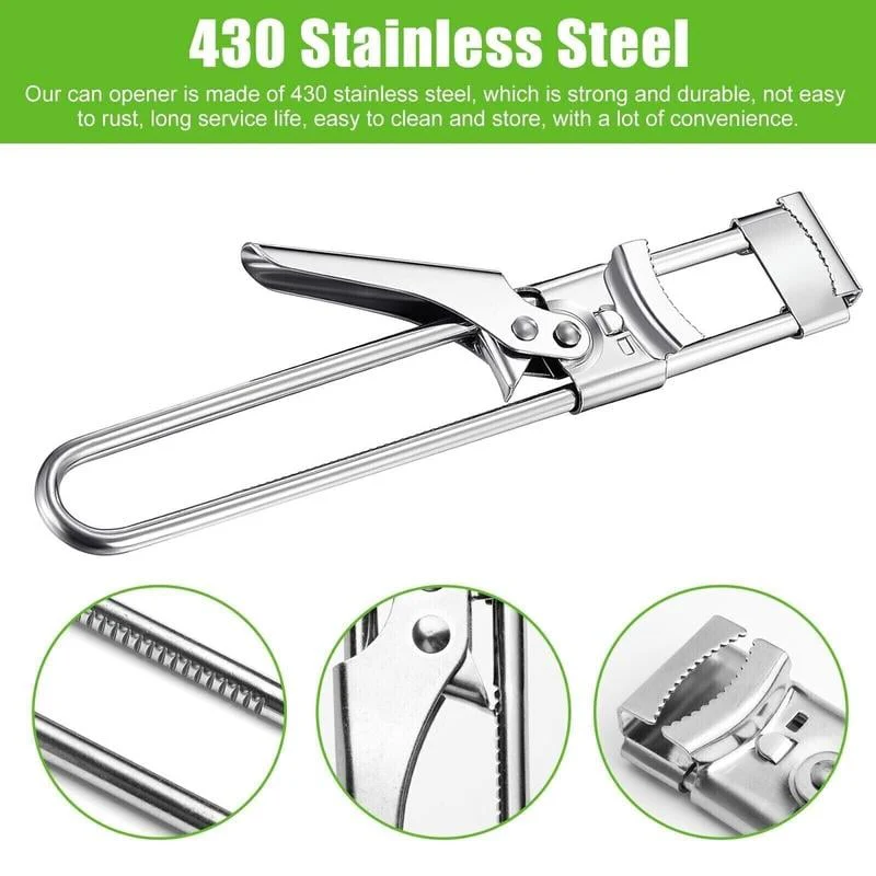 🔥Last Day Buy 2 Get 1 Free $8.99 Each🔥Adjustable Stainless Steel Jar Opener - Image 4