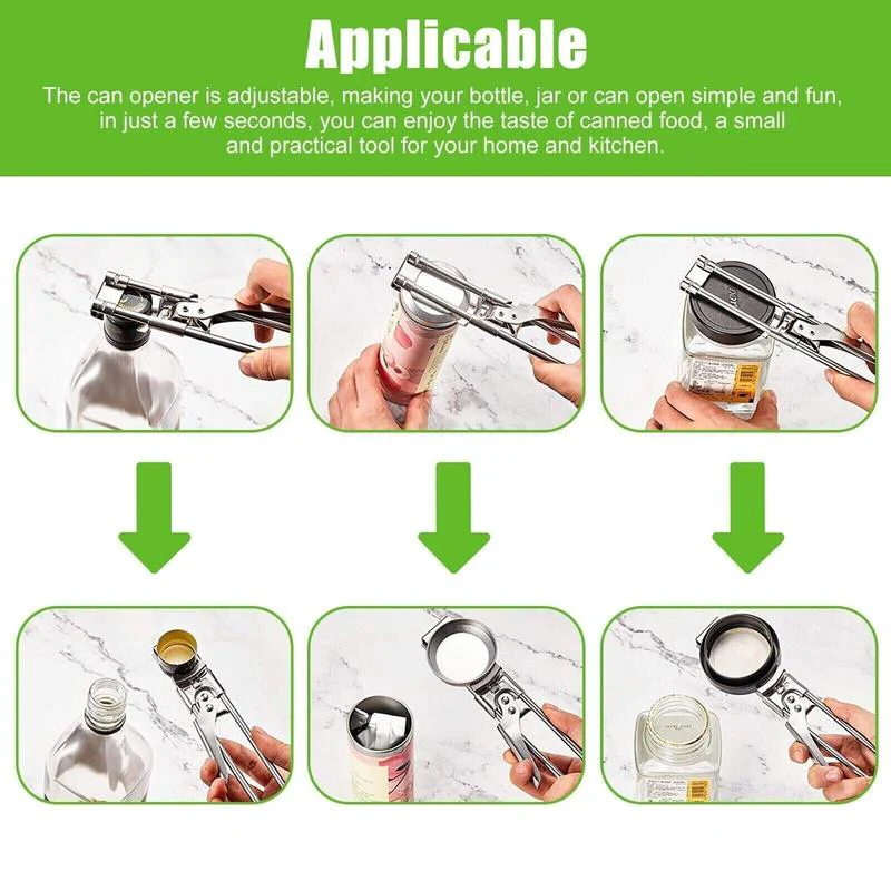 🔥Last Day Buy 2 Get 1 Free $8.99 Each🔥Adjustable Stainless Steel Jar Opener - Image 5