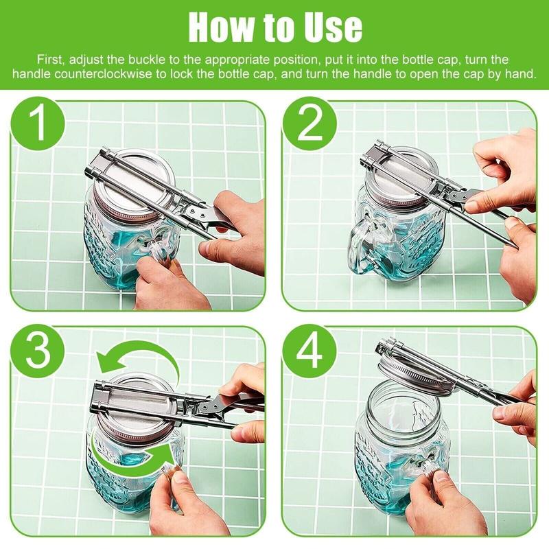 🔥Last Day Buy 2 Get 1 Free $8.99 Each🔥Adjustable Stainless Steel Jar Opener - Image 6