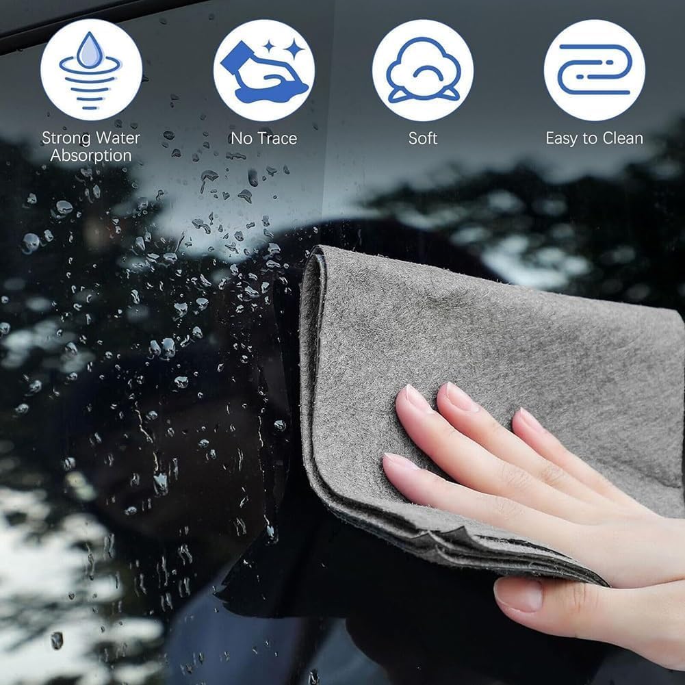 🔥Last Day Only $1.99 Each🔥Streak-Free Microfiber Cloth – Ultra-Absorbent 11.8" × 11.8" Lint-Free Cleaner - Image 3