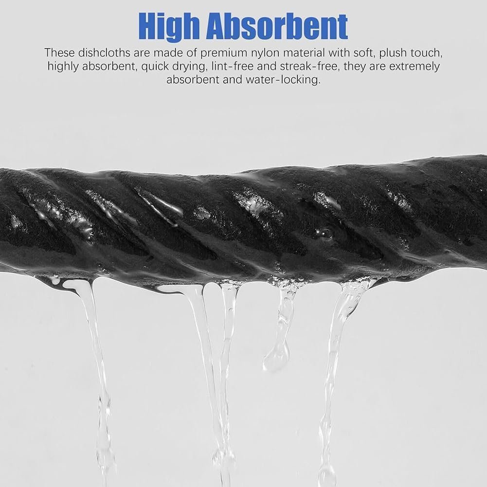 🔥Last Day Only $1.99 Each🔥Streak-Free Microfiber Cloth – Ultra-Absorbent 11.8" × 11.8" Lint-Free Cleaner - Image 4