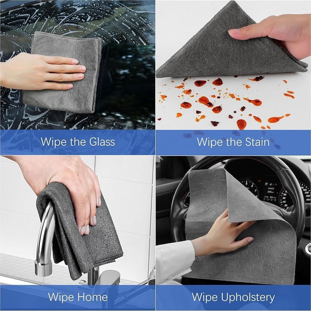 🔥Last Day Only $1.99 Each🔥Streak-Free Microfiber Cloth – Ultra-Absorbent 11.8" × 11.8" Lint-Free Cleaner - Image 5