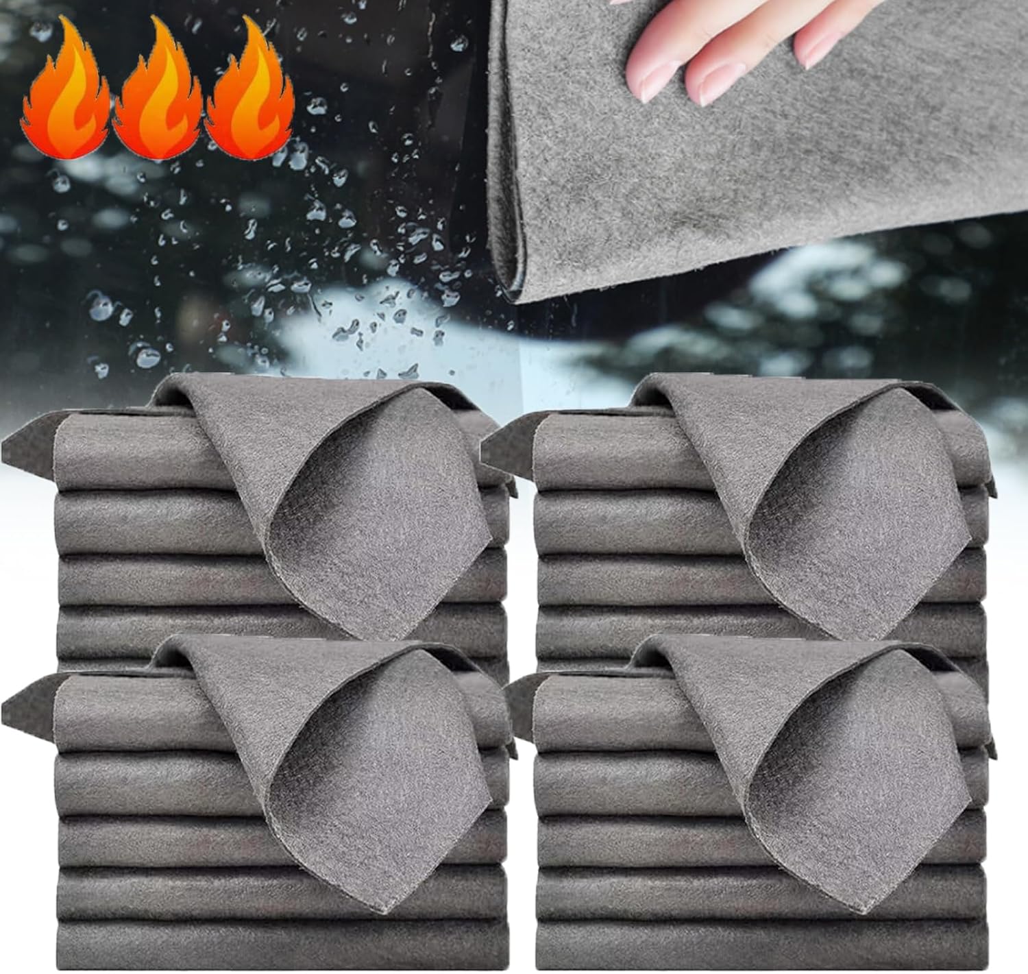 🔥Last Day Only $1.99 Each🔥Streak-Free Microfiber Cloth – Ultra-Absorbent 11.8" × 11.8" Lint-Free Cleaner - Image 8