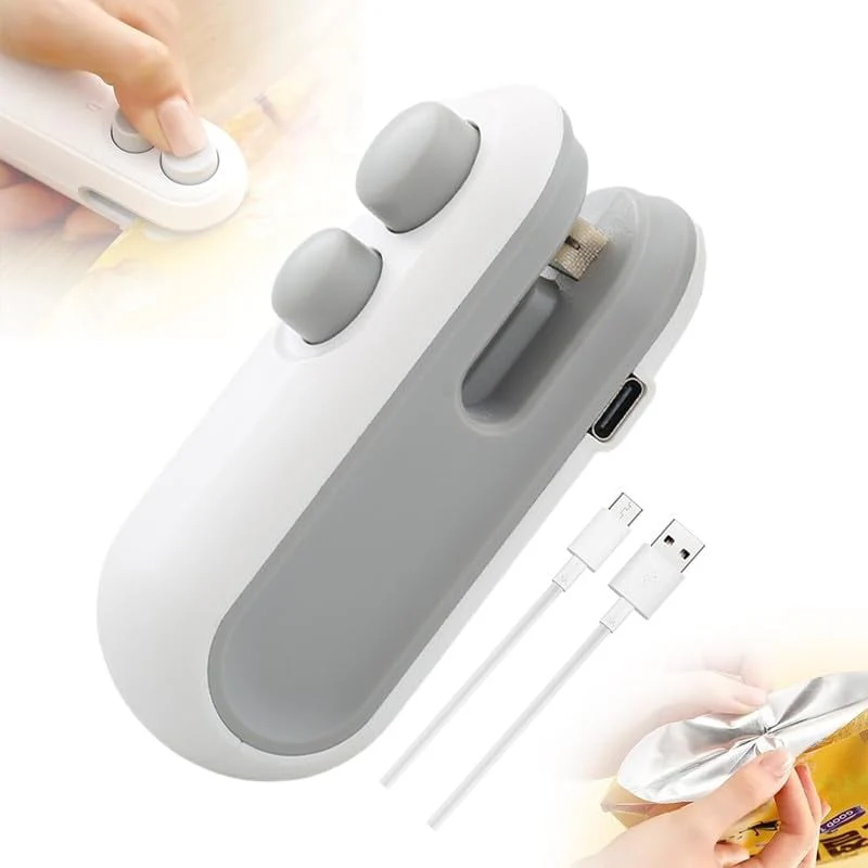š„Last Day Buy 2 Get 1 Free $10.99 Eachš„ Mini Bag Sealer with Cutter and Magnet - Image 8