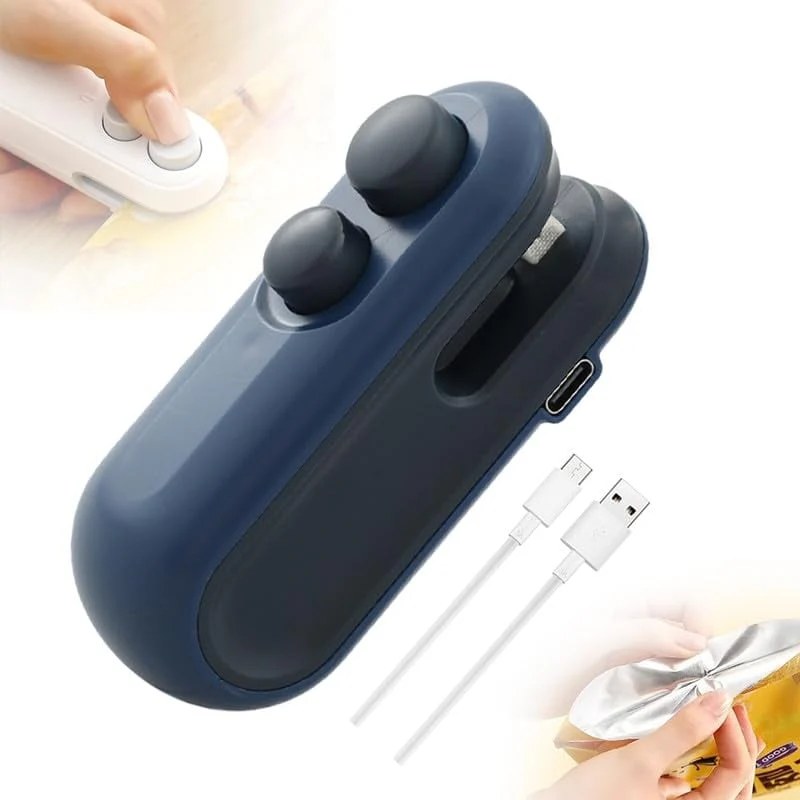 š„Last Day Buy 2 Get 1 Free $10.99 Eachš„ Mini Bag Sealer with Cutter and Magnet - Image 9