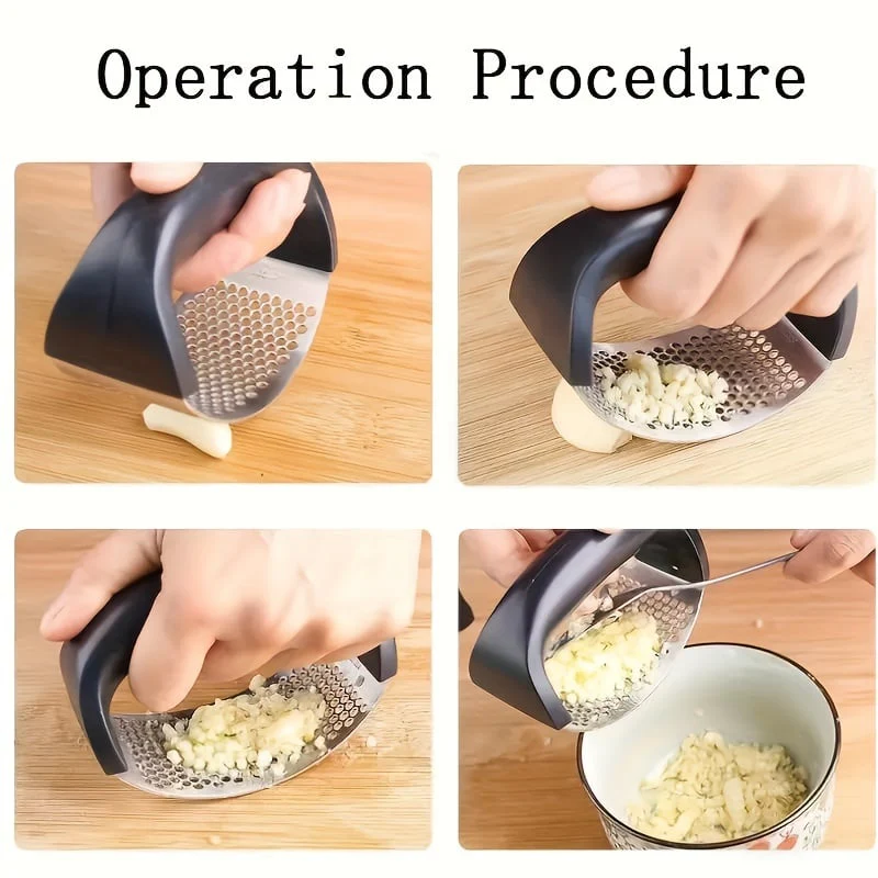 🔥Last Day Buy 1 Get 1 Free $9.99 Each🔥430 Stainless Steel Ring Garlic Press - Image 2