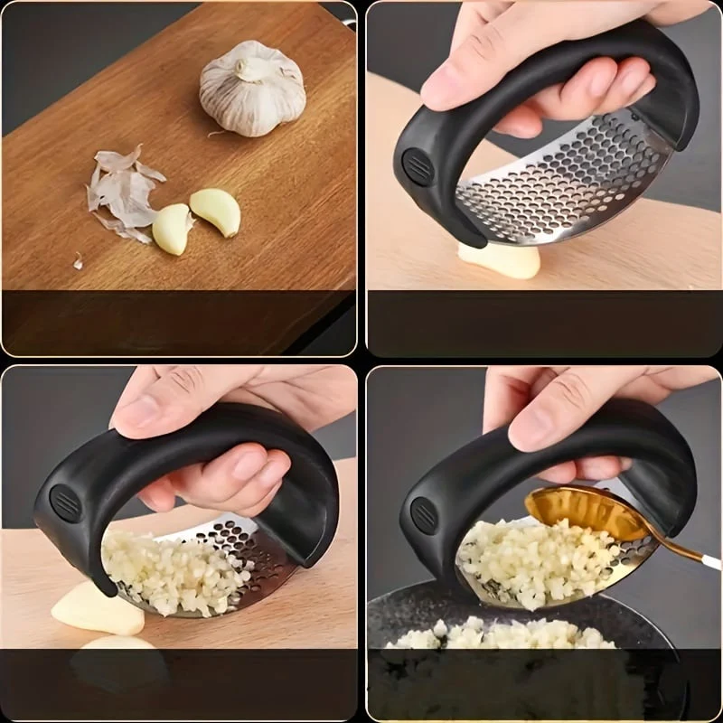 🔥Last Day Buy 1 Get 1 Free $9.99 Each🔥430 Stainless Steel Ring Garlic Press - Image 3