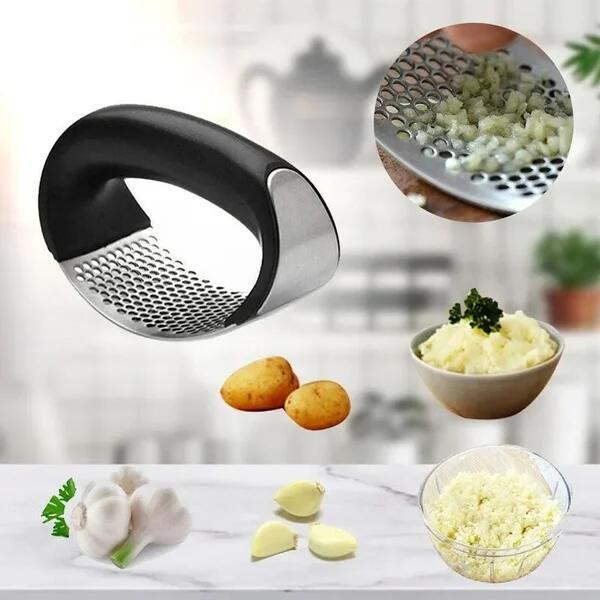 🔥Last Day Buy 1 Get 1 Free $9.99 Each🔥430 Stainless Steel Ring Garlic Press - Image 7