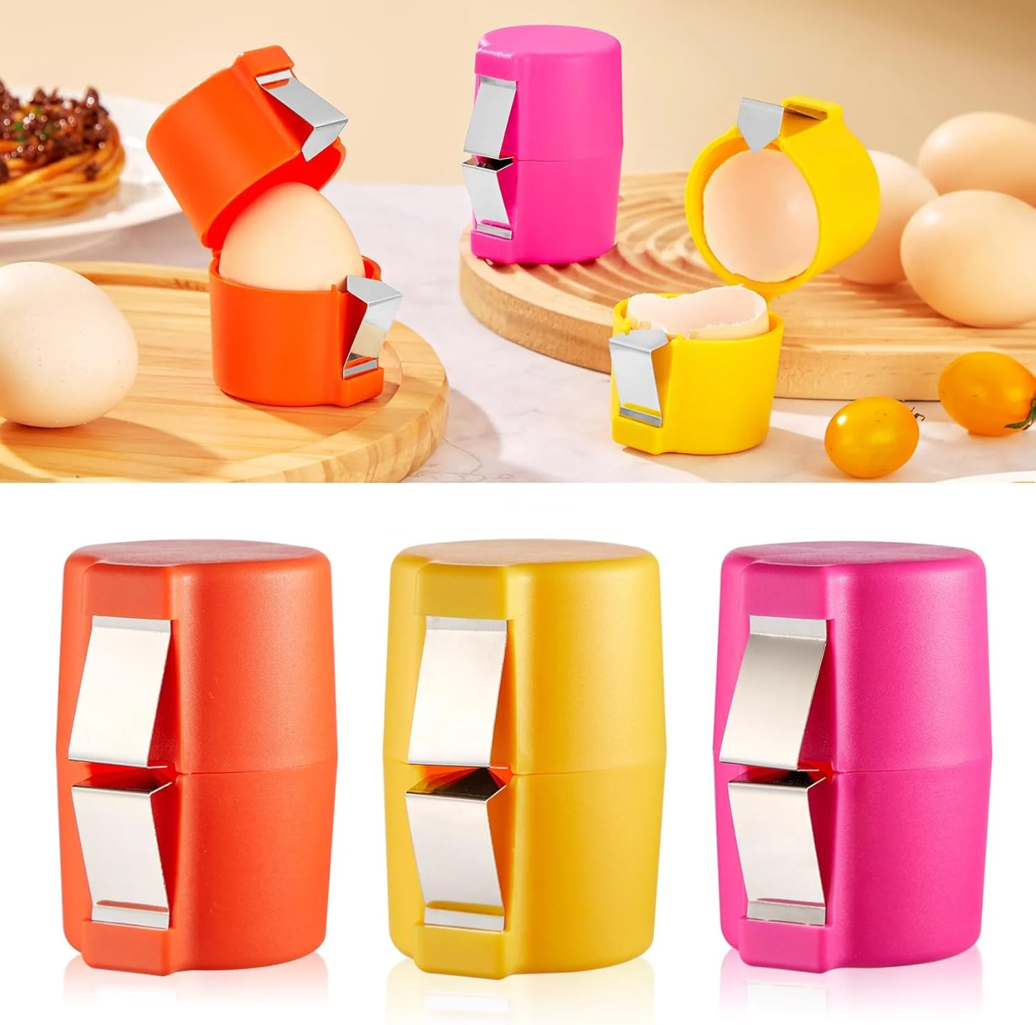 🔥Last Day Buy 1 Get 1 Free $9.99 Each🔥Eptchn No Mess Easy Egg Opener CrackSlick - Image 15