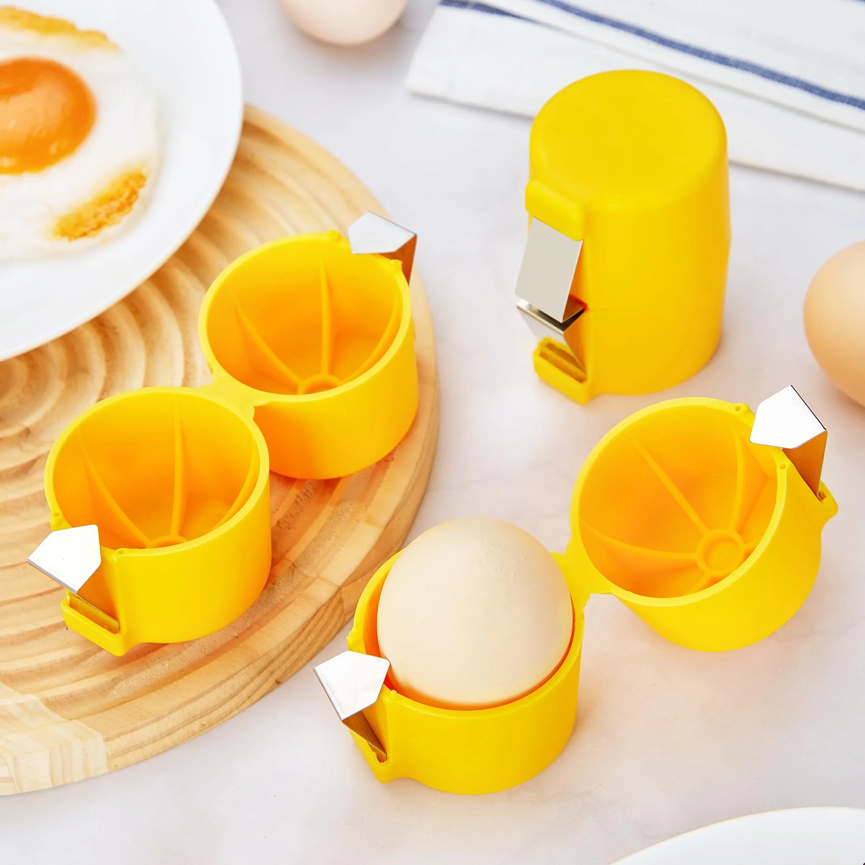 🔥Last Day Buy 1 Get 1 Free $9.99 Each🔥Eptchn No Mess Easy Egg Opener CrackSlick - Image 3