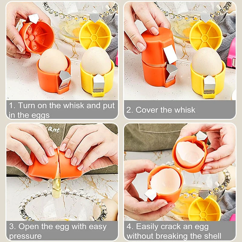 🔥Last Day Buy 1 Get 1 Free $9.99 Each🔥Eptchn No Mess Easy Egg Opener CrackSlick - Image 4