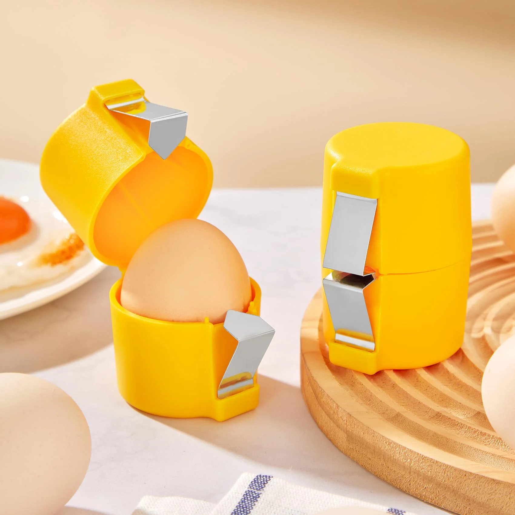 🔥Last Day Buy 1 Get 1 Free $9.99 Each🔥Eptchn No Mess Easy Egg Opener CrackSlick - Image 5