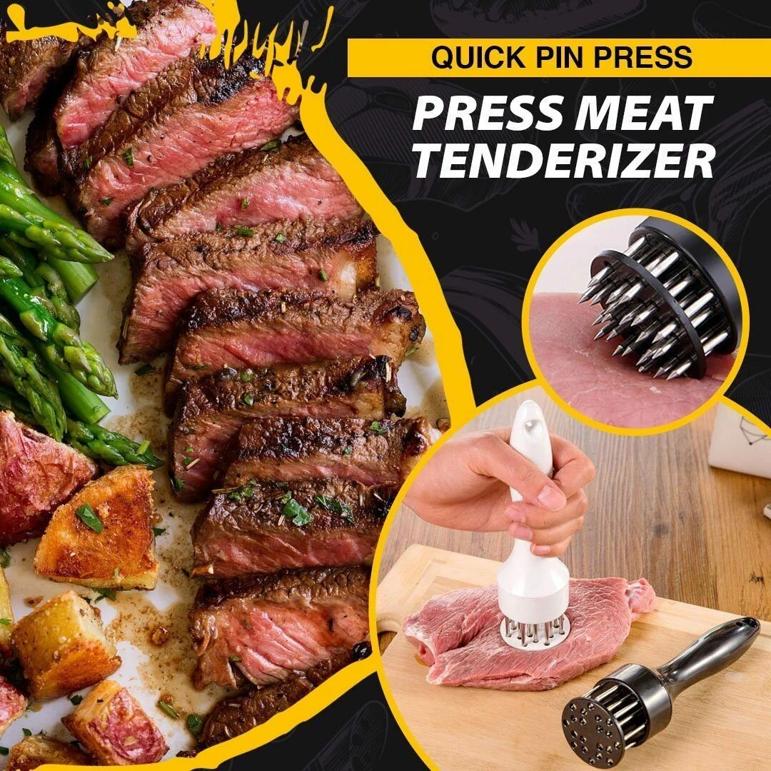 🔥Last Day Buy 1 Get 1 Free $9.99 Each🥩Stainless Steel Meat Tenderizer Needle 21 Pin Steak BBQ Kitchen Cooking Tool - Image 11