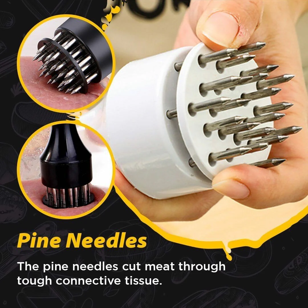 🔥Last Day Buy 1 Get 1 Free $9.99 Each🥩Stainless Steel Meat Tenderizer Needle 21 Pin Steak BBQ Kitchen Cooking Tool - Image 3